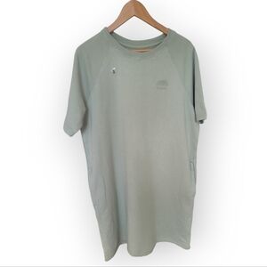 Roots Cooper shortsleeve sweat dress with pockets, Size L.